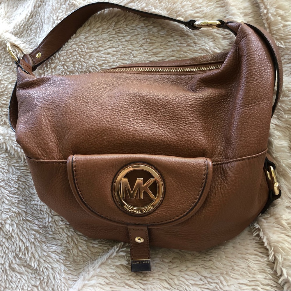 Michael Korda Saddle Brown Handbag